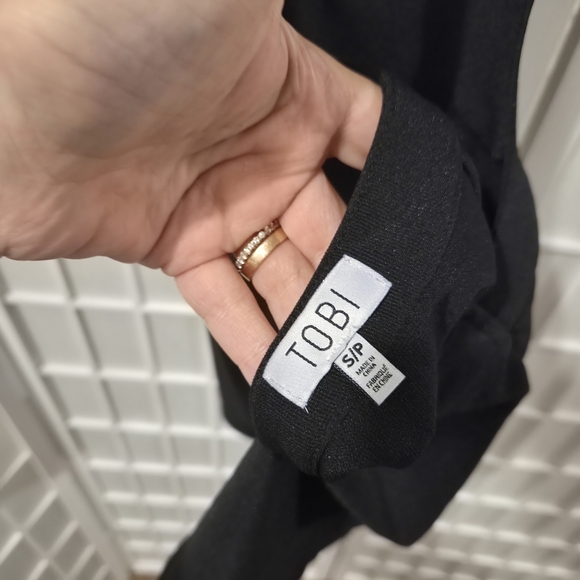 Tobi Black Halter Neck Dress NWT Sz S - Picture 10 of 11